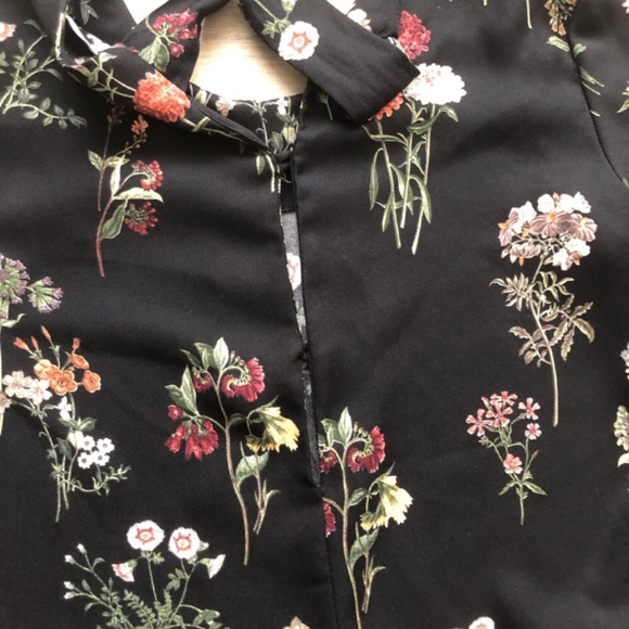 Zara Black and White Ruffled Tiered Romper - Picture 7 of 9